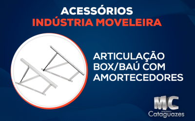 Ferragens para estofados - Articulação Box/Baú 