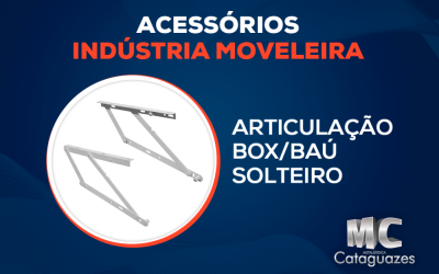 Ferragens para estofados - Articulação Box/Baú Solteiro 