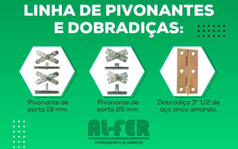 Detalhes do produto Pivonantes e Dobradiças 